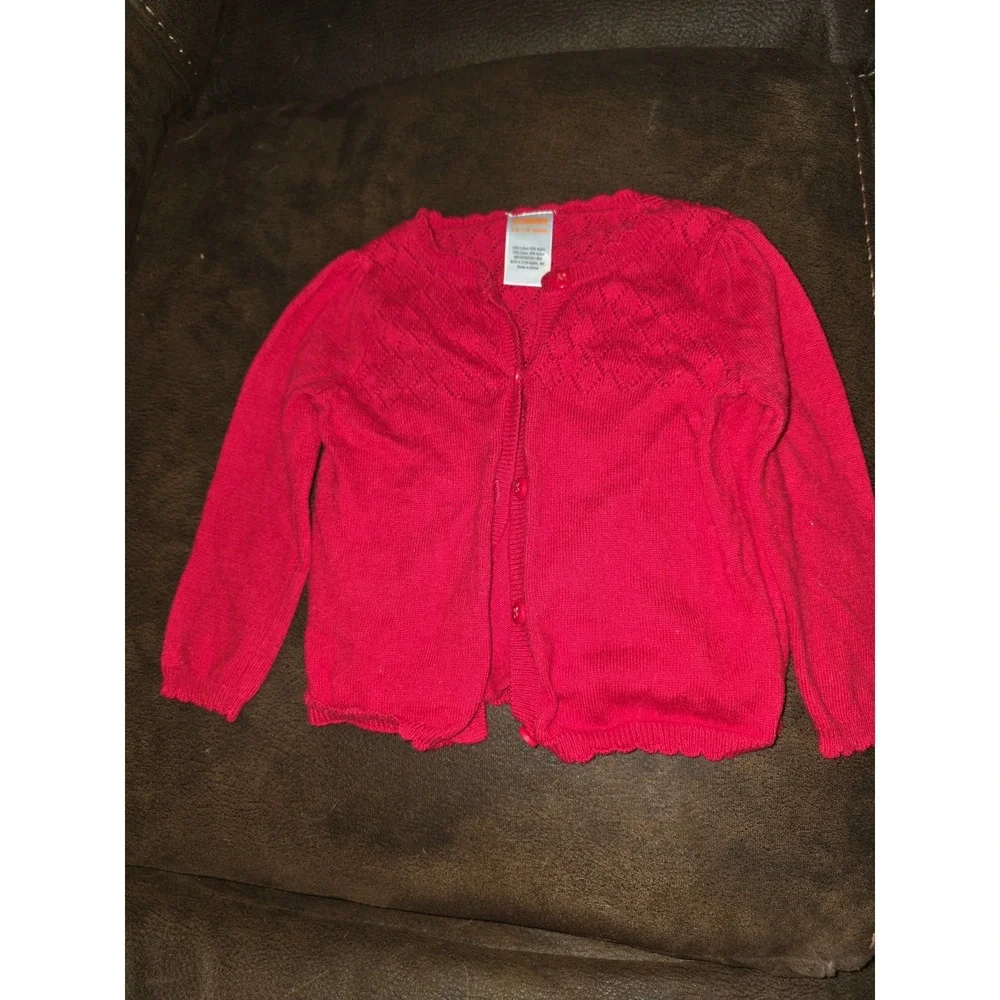 Gymboree parisian afternoon red sweater size 12 18 months
